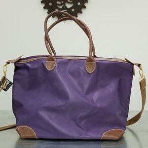 BIG PURPLE SHOULDER BAG PURSE